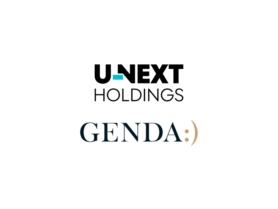 GENDAとU-NEXT HOLDINGS、業務提携契約締結のお知らせ